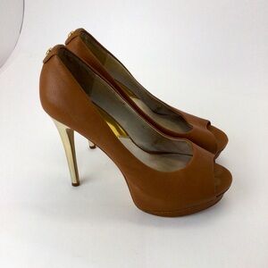 Michael Kors Josie Peep Toe Stiletto Heels womens size 7